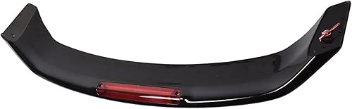 Miniatura 6 de Alerón de maletero negro brillante con lámpara de freno de repuesto para Honda Civic 4 puertas Sedan 2013-2015