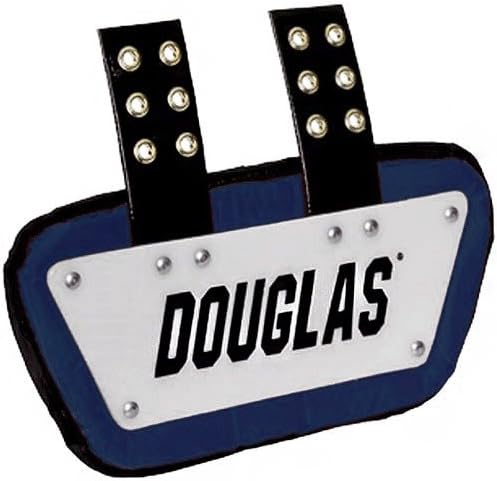 Douglas Custom Pro CP Series Removable Football Back Plate - 6 Inch - White/Navy
