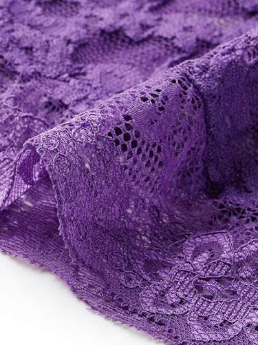 Image of Allegra K Floral Lace Bolero Shrug for Women Elegant Long Sleeve Sheer Cropped Lace Cardigan