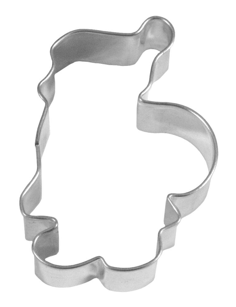 Birkmann - Stampo per biscotti, in acciaio, grigio, 4 x 4 x 5 cm