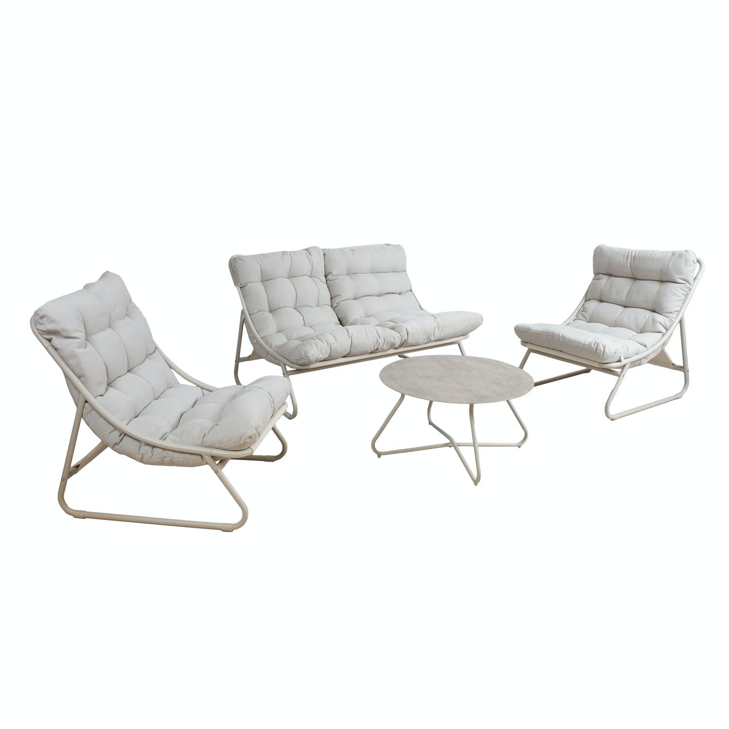 Ensemble de meubles de jardin Samba en acier robuste et design épuré