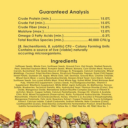Kaytee Fiesta Big Bites Small Parrot & Conure Bird Food, 4 Pounds - image 9