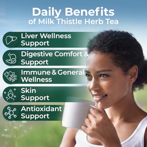Image of 4 oz. Milk Thistle Herb Dried Milk Thistle Herbal Tea (Silybum Marianum) - 113g Herb Tea Cardo Mariano