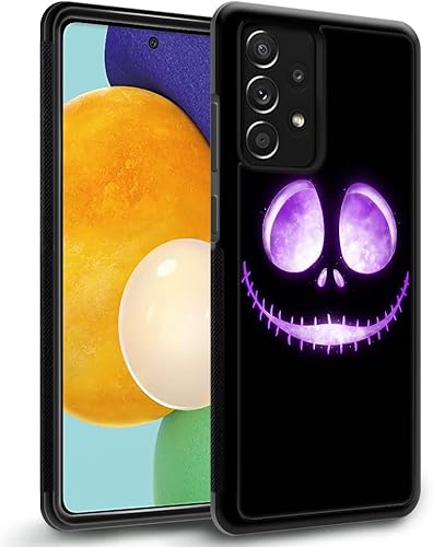 Funda compatible con Samsung Galaxy A13 5G, esqueleto de Halloween, Galaxy A13 5G, funda protectora de acrílico duro a prueba de golpes de TPU suave