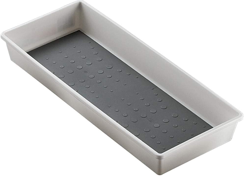 ESSGESM-Home Drawer Storage, Plastic and Silicone, Grey/Anthracite, 17,2 x 40,7 x 5,3 cm