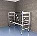 Andamio Plegable Profesional de Aluminio Basic-X 3 Metros Altura, Fácil de Transportar,...