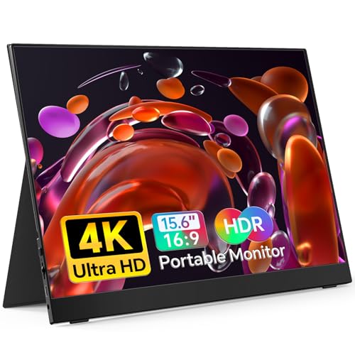 ForHelp True 4K Portable Monitor - 15.6inch UHD 3840×2160 100%