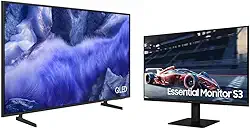 Samsung Vision AI TV 50" QLED 4K QEF1 2025 + Monitor Gamer Samsung 27" FHD 100Hz