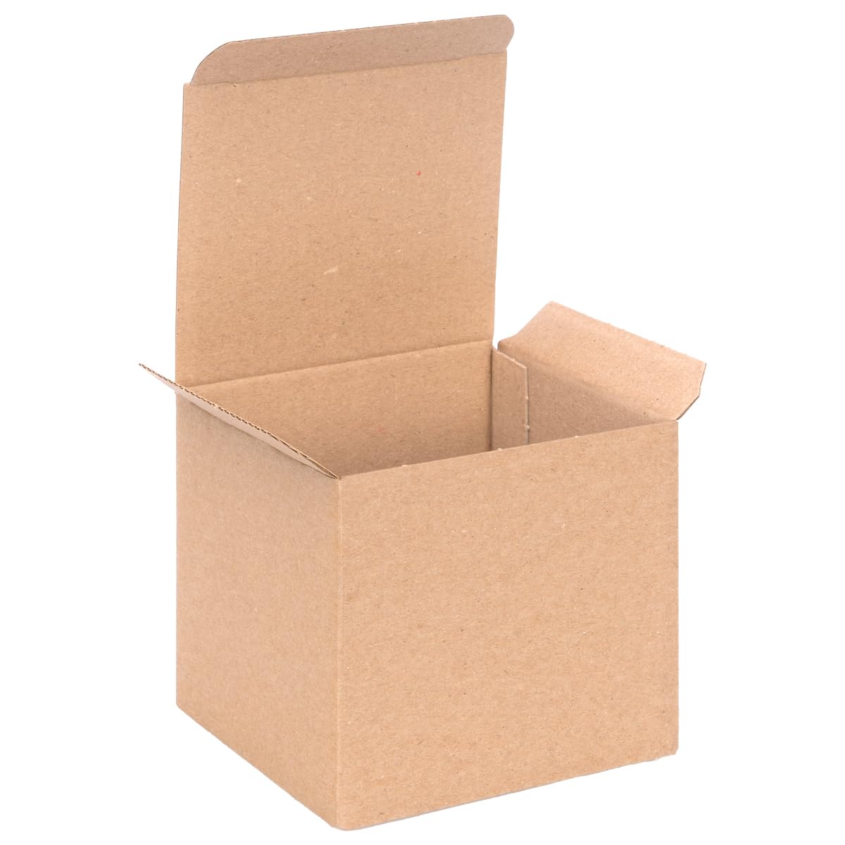 verpacking scatole regalo marrone [dimensione e quantità a scelta] piccole scatole pieghevoli per regali, gioielli, dolci 100 x 100 x 100 mm 100 pezzi