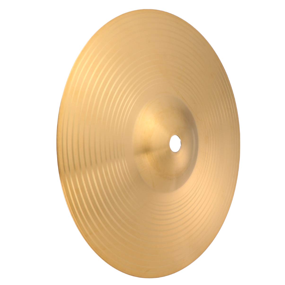 Healily Hi-Hat Becken Hi Hat Paar Trommeln Teil Musikinstrument Zubehör, Messing, goldfarben, 20 cm