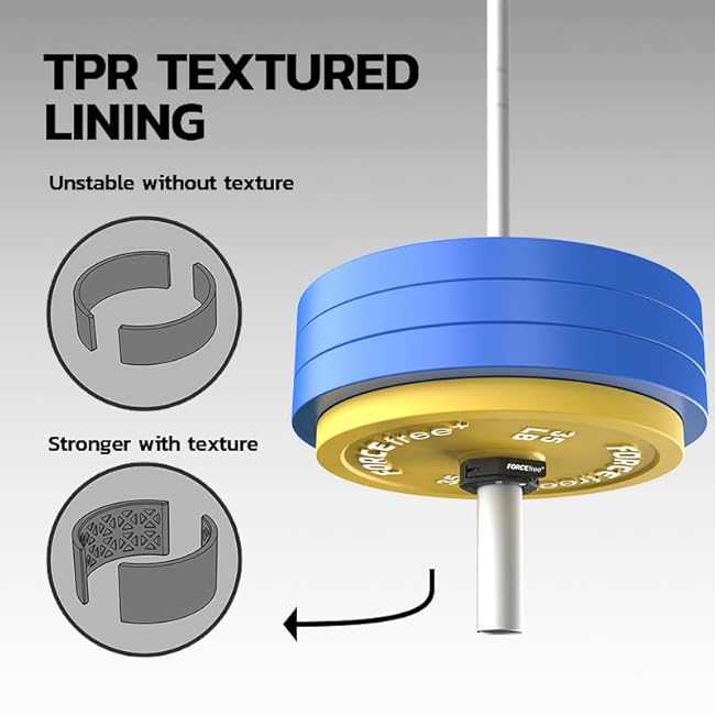 Quick Release Olympic Barbell Collars 2 (Pair) - Non-Slip Weightlifting Barbell Clips for Secure Powerlifting, Home & Gym - High-Strength Metal Bar Clamps