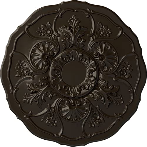 Image of Ekena Millwork CM22CNSHF Cornelia Ceiling Medallion, Stone Hearth