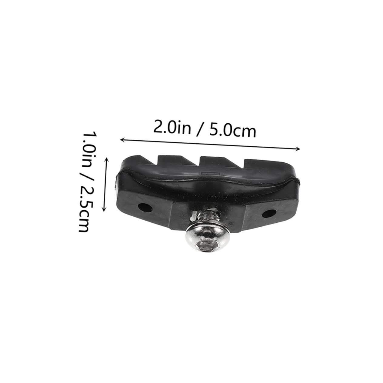 Toddmomy Bremsbelagsatz Bremsbeläge Bremsen Für Fahrräder Pads Fahrrad Bremsscheiben Fahrradbremse Scheibenbremsbelag Bremsbacke Bremsblöcke Frischer Kautschuk Schwarz