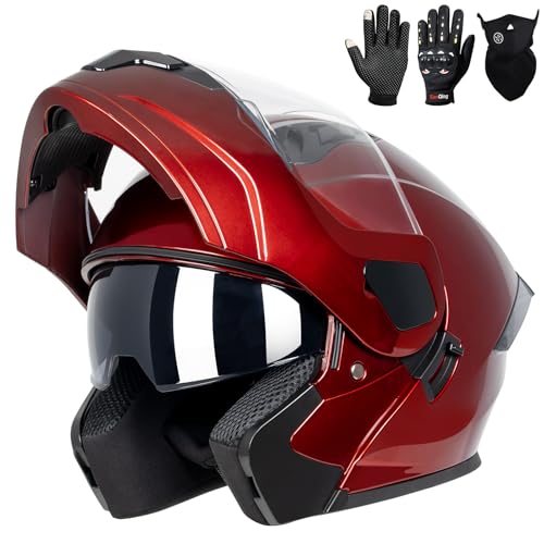 Modular Flip-Up Dual Visor Helmet