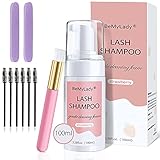 BeMyLady Lash Cleanser For Extensions Lash Shampoo Eyelash Extension Cleanser Eyelash Shampoo,Gentle...