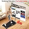 Lysole 4 in 1 Walking Vibration Pad with 6% Incline,12 km/h Treadmills for Home, Foldable Incline Treadmill with App Compatible, with Remote Control
