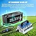 24V 10A Lithium Battery Charger, IP67 Waterproof & 0V Wake Up 29.2V LiFePO4 Battery Charger with 2 Connection Types, 7 Protections for 25.6V RV, Boat, Car, Solar, Electric Yacht LiFePO4 Battery