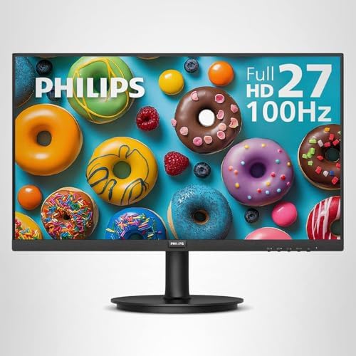 Philips 271V8LB 27" Framless Full HD (1920 x 1080) 100Hz Monitor, VESA, HDMI x 1, VGA Port x1, Eye Care, 4 Year Advance Replacement Warranty — view 5