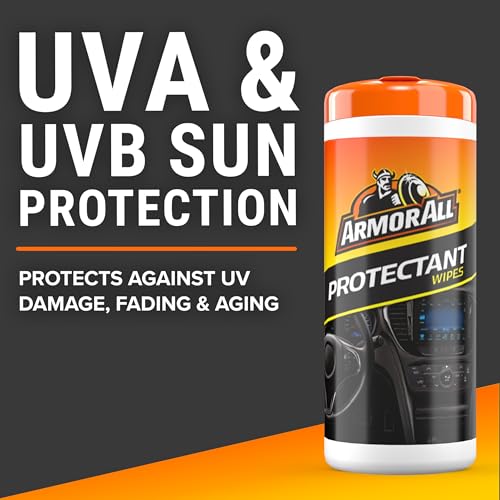 Armor All Original Protectant Wipes, Car Interior Cleaner Wipes with UV Protection to Fight Cracking & Fading, 30 Count - Image 5