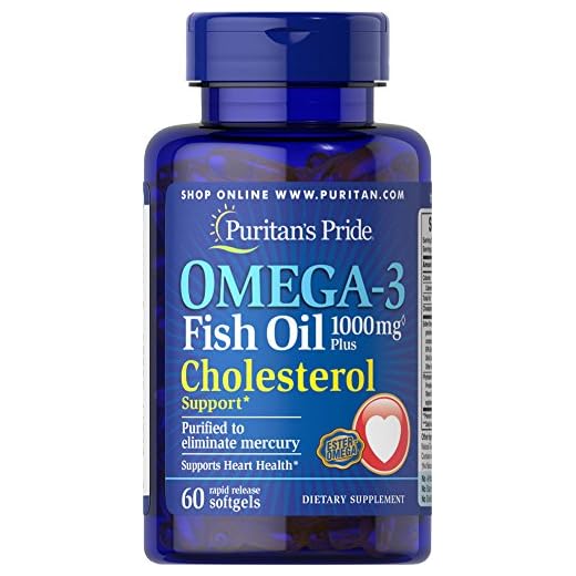 Puritan's Pride Omega-3 Fish Oil Plus Cholesterol Support**