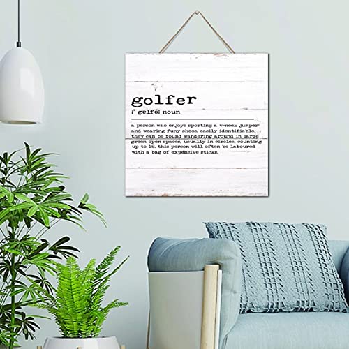 Panneau en bois Golfeur Noun pour créer un cocon déco nature dans la chambre bébé