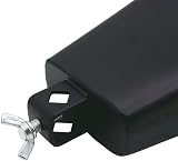 cloche de percussion,Cloche De Percussion,Tbest Cloche De Percussion,Cloche De Batterie,6 Pouces Fer Cloche De Vache Inrument À Percussion Bruit De Vache En Métal Avec Poignée Replacement Pour Kit De - 5
