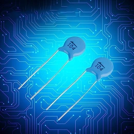 Image secondaire de Broco Capacitor 100nf, 50Pcs 1000V 104M 0.1uF 100nF 1000V haute tension disque en céramique Set Capacitors