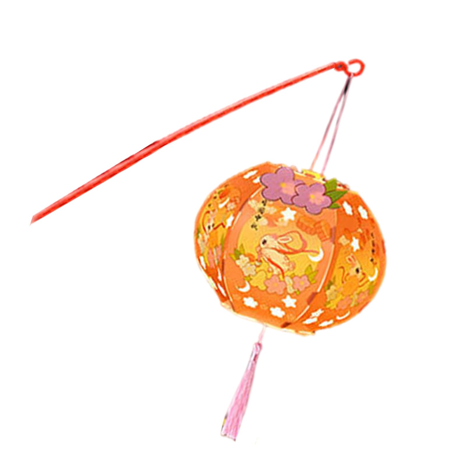 Elnwnnkc Easy Assembly Six Face Lamp Festives Ornamentation Stylish Hanging Decoration Stylish Chinese Lamp Kits for Festival Decoration
