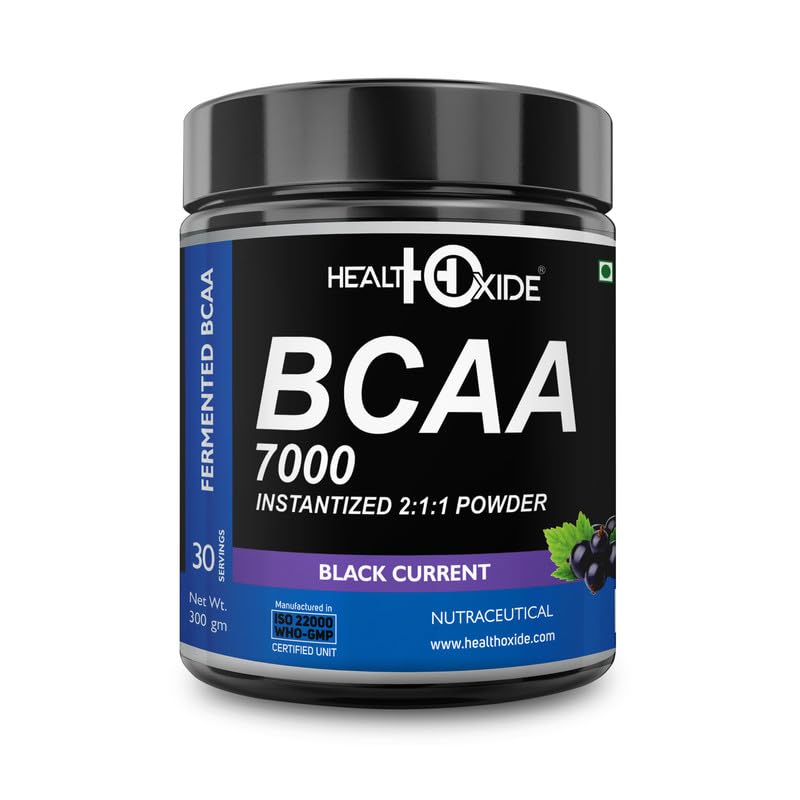 BCAA 7000 Amino Acid INSTANTIZED 2:1:1 POWDER - 300 gm (Black Current)