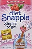 Diet Snapple Singles to Go Raspberry (6 Sticks in each box) 4 BOXES