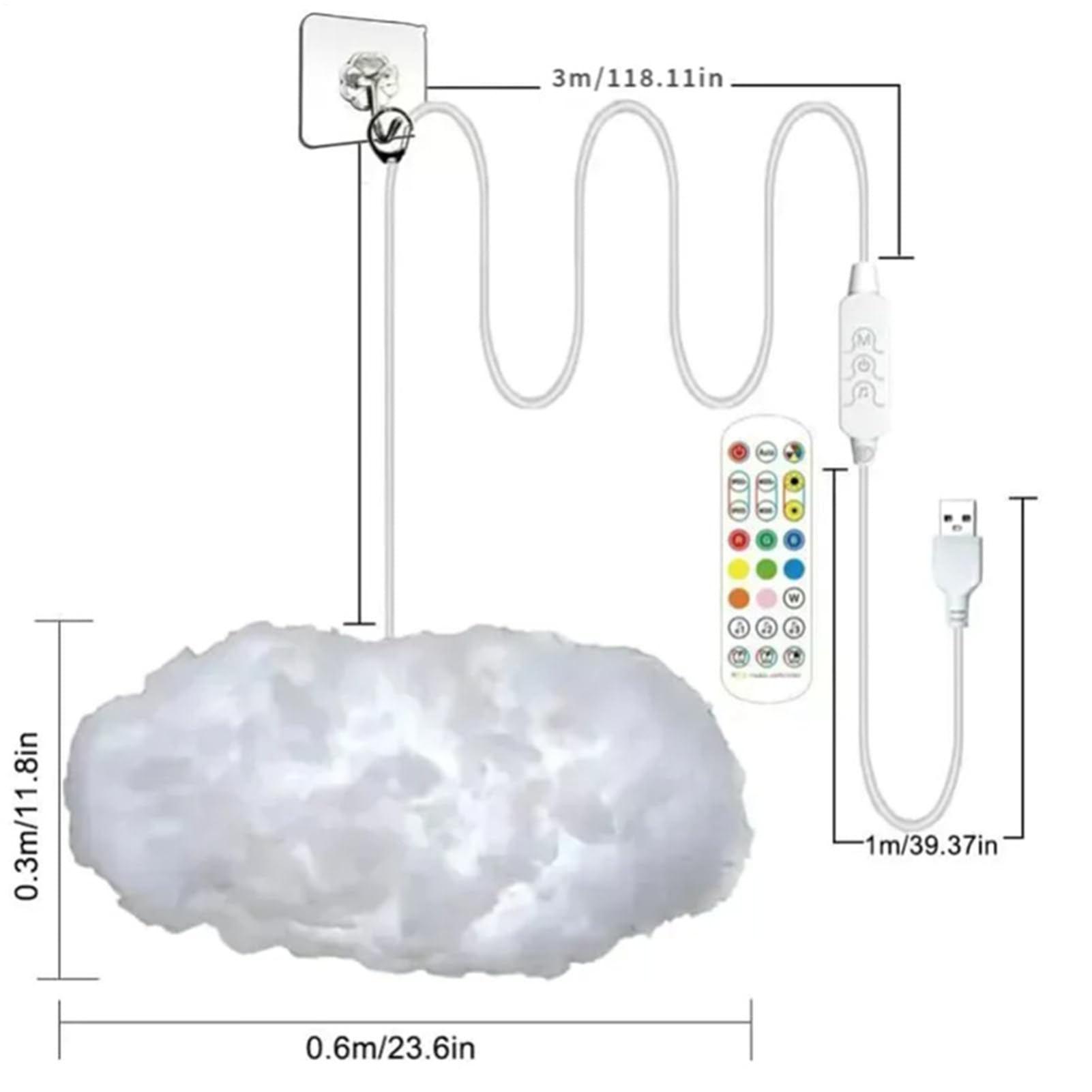 Générique Lampada Intelligente Dinamica con Telecomando | Lampade LED s Soffitto Con Funzione Musica Decorazione Interna Soggiorno Camera