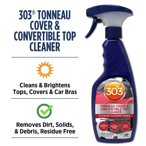 303 Fabric Convertible Top Care Kit - Tonneau Cover And Convertible Top Cleaner, Fabric Guard, Convertible Top Brush #TOP1