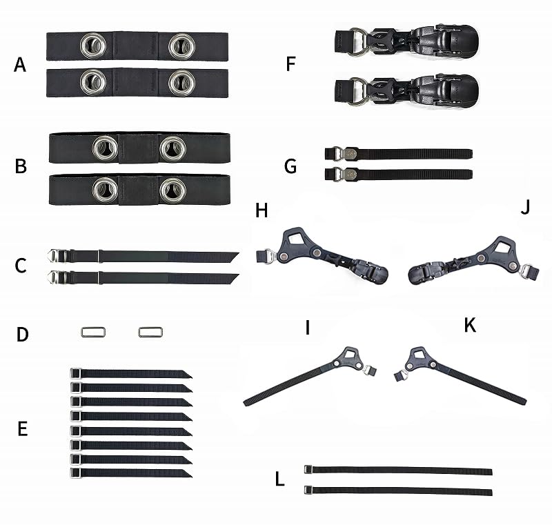 Amazon | oxtos(オクトス) アルミわかん用ラチェットベルトセット Pro