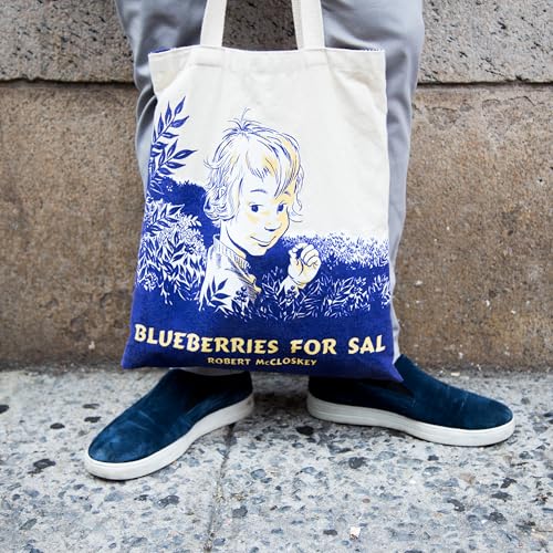 Bolso Tote Out of Print Blueberries for Sal con bolsillo interior miniatura 3