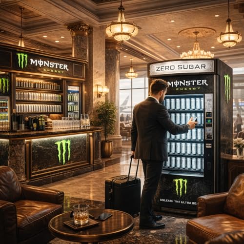 Image of Monster Energy Zero Ultra White Drink (Pack of 12) 500ml By COUGAR | Zero Sugar Refreshing Energy Beverage | Light Flavor with Smooth Taste | Carbonated Energy Drink for Focus & Performance | Ready to Drink Can for Daily Boost - (Imported-USA)