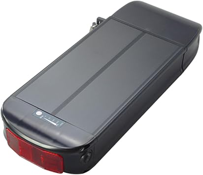 Rear Rack Battery 36 Volt 48 Volt Lithium Battery 36V 48V 10Ah 12Ah 15Ah 18Ah 20Ah Luggage Rack Li-ion Battery with Charger for 0-1000W Motor Wheel Kit,No Rack,36V18Ah