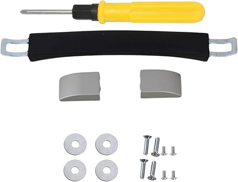 RDEXP Black Flexible Spare Strap Handle Grip Replacement for Suitcase Luggage Case B09 8.11" x 0.83"/206mm x 21mmL x W