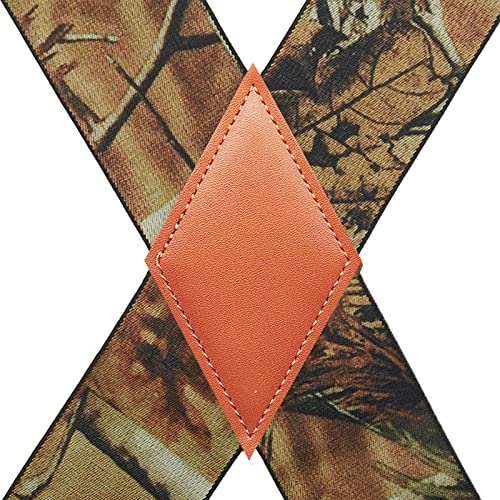 Qcwqmyl QCKM-SUSPENDERSA4 Camo Suspenders For Men Heavy Duty Clips Hunting Skip Work Braces Suspenders For Big And Tall 2 Inch Men'S Suspenders Camo Yellow thumb #2