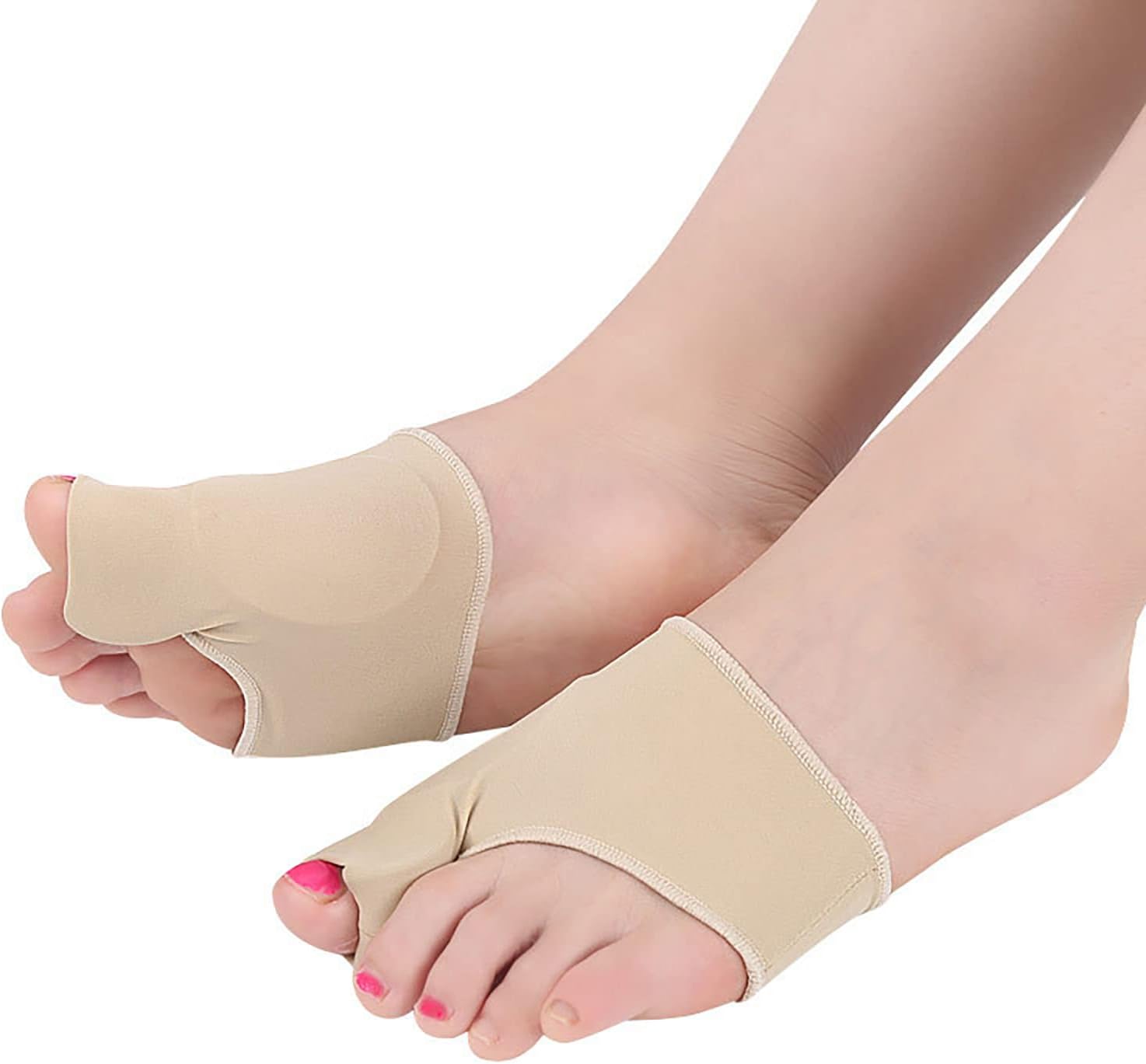 Toe Separators - Bunion Corrector for Women & Men 2pc Hallux Valgus Big Toe Separators Straightener, Orthopedic Bunion Relief Day & Overnight Support