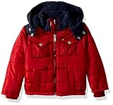 Jacke mit Polyesterfüllung und gestickter Applikation