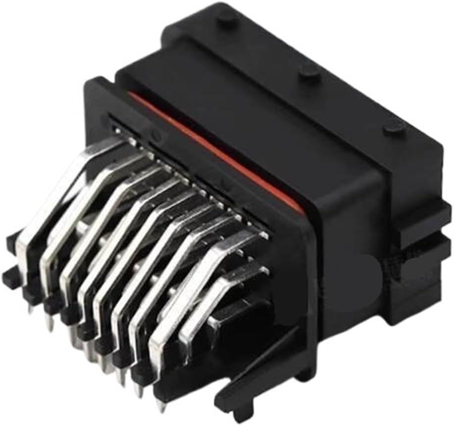 ECU Car 24-Pin Aluminum Shell 211PC249S0005 Oil-to-Gas Conversion Computer Board DJ627-1.5A Connector 24P 24hole 211CC2S4160(Orange)