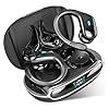 Wireless Earbuds Bluetooth Headphones 80Hrs Playback with LED Diaplay Wireless Charging Case Noise Cancelling Ear buds with Earhooks, IPX7 Waterproof Over Ear Earphones for Sports Running Workout