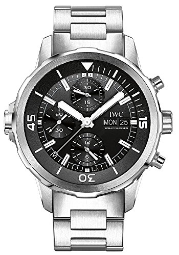 IWC Men's Swiss Automatic Watch with Stainless Steel Strap, Black (Model: IW376804) 519tm lAF7L