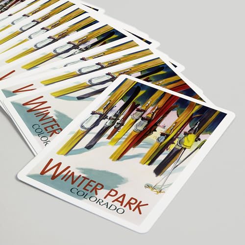 Baraja de poker Winter Park Colorado, 52 cartas miniatura 5