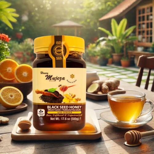 Miel de Semilla Negra con Jengibre 500g miniatura 4