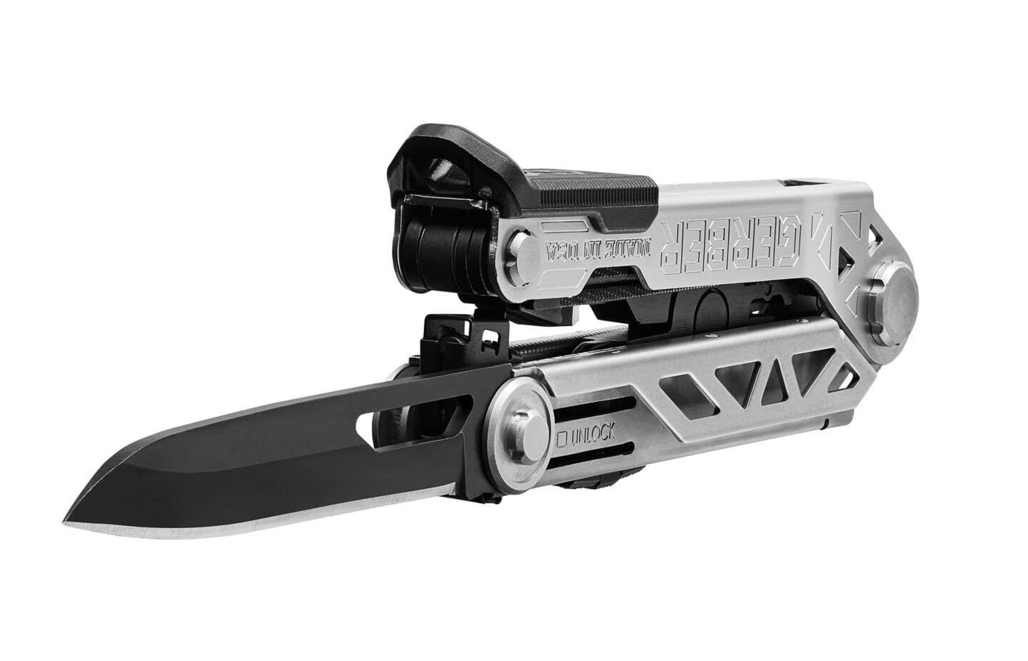 Gerber Herramienta multifuncional con clip de bolsillo | Con funda protectora (Global Box), 14 funciones, Gris, 31-003613