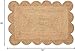 SHIVERO HOMES Weaving Cottage Scalloped Natural Jute Area Rug | Beige, 2X3 FT Handwoven Jute Doormat | Eco-Friendly, Durable, and Stylish | Perfect for Living Room, Bedroom, and Entryway