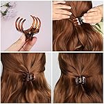 6 Pieces Hair Claw Clips, Morhom 1.3 Inch Jaw Clips for Thick or Medium Hair - Image 4