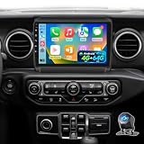 4+64G Car Stereo for Jeep Wrangler JL 2018-2021 & Gladiator JT 2020-2021