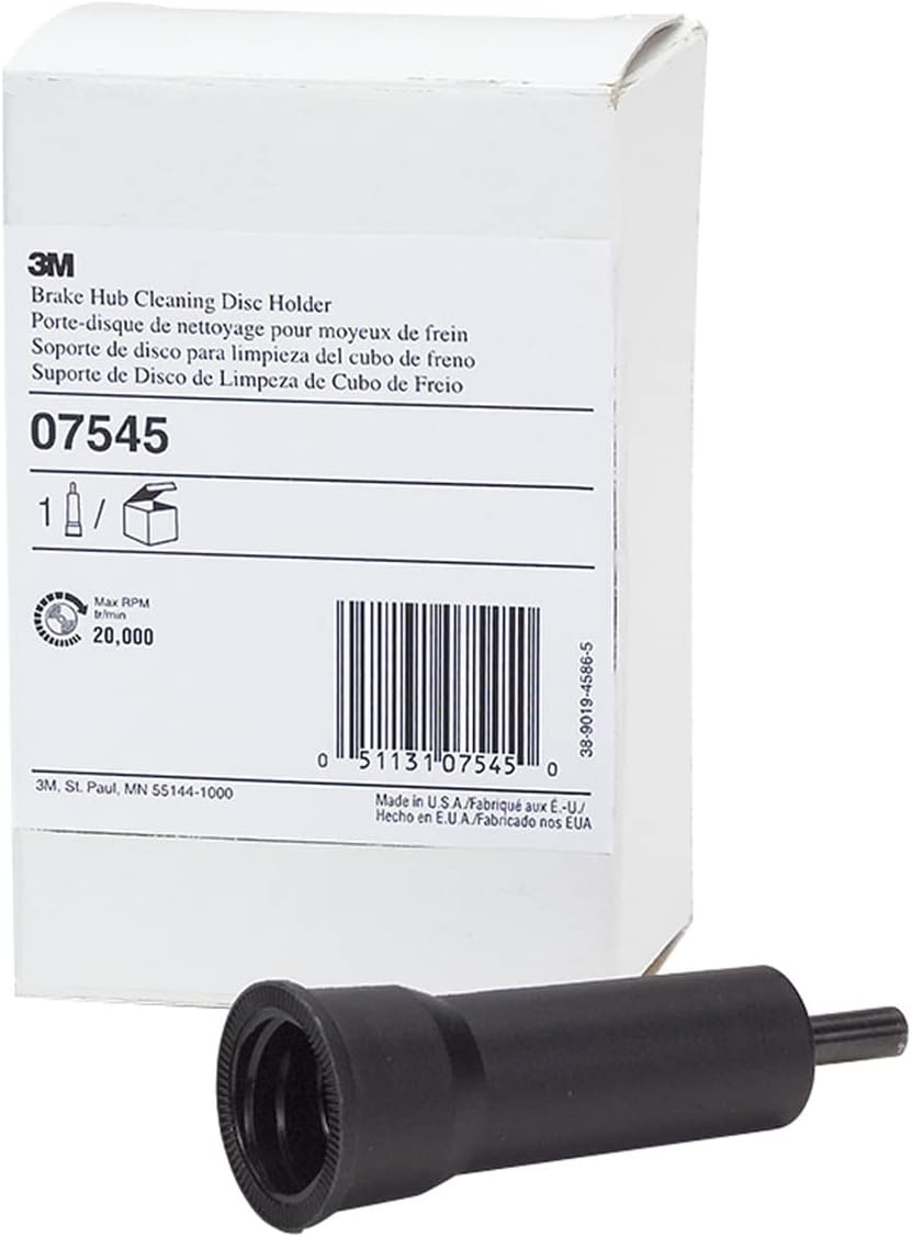 3M CX-DR Brake Hub Cleaning Disc Holder 07545, Black